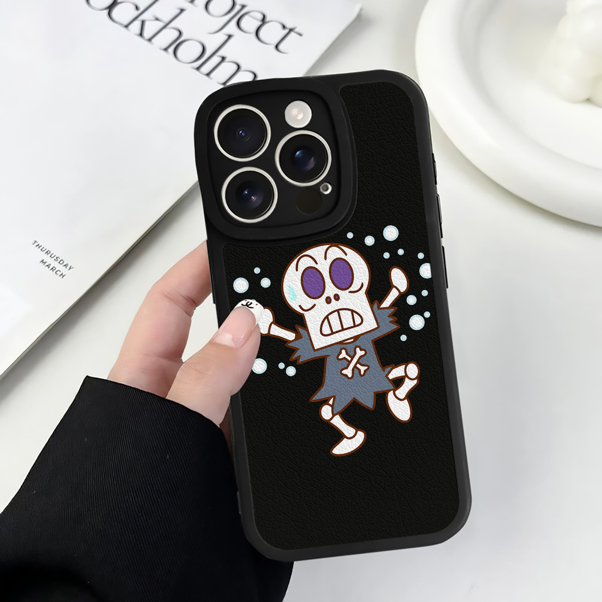 （画像用） アンパンマン Anpanman 【iPhone 16シリーズ対応】シリコンスマホケース（レザー調） 材質：シリコン